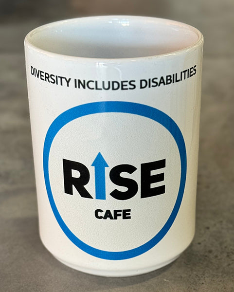 Coffee Mug - Rise Up Cafe Logo
